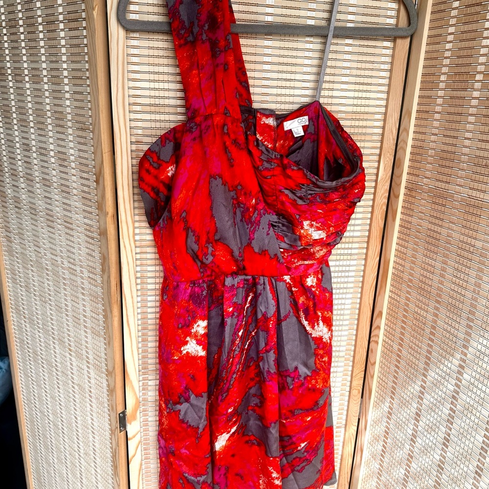 Lovely One Strap Bright Cocktail Dress